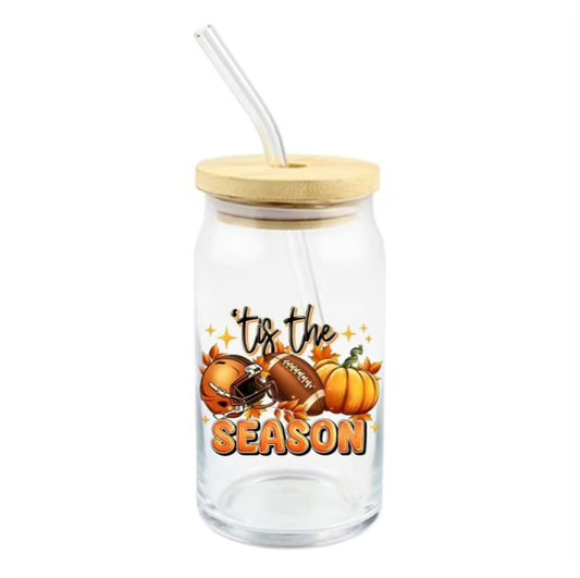 Tis the season fall football - Decal